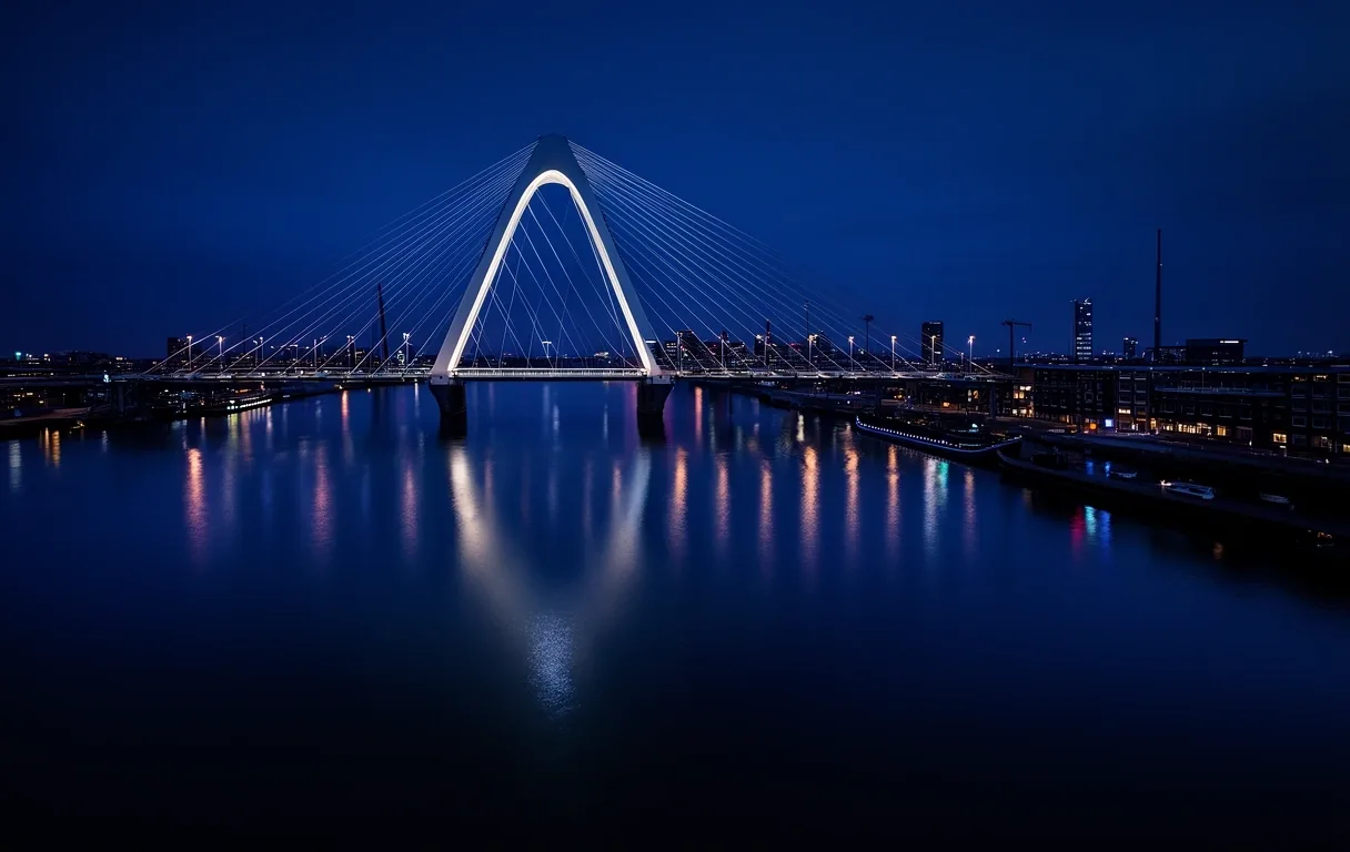 Rotterdam bij nacht